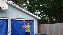 Most Rings Juggled While Spinning A Basketball On A Mouthstick Held In Mouth