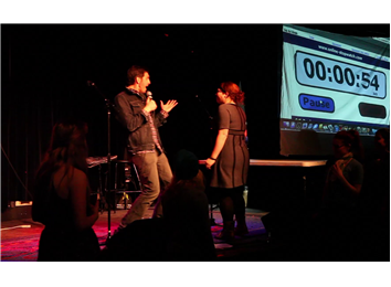 Most Women Serenaded With "Sandy!" In One Minute