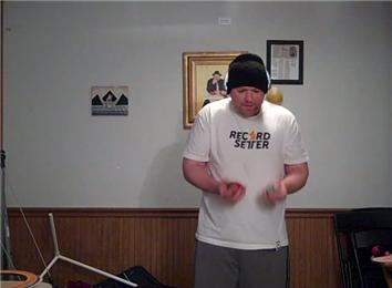 Most Catches In One Minute While Juggling Three Balls In A Box Pattern 