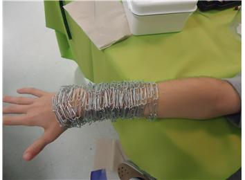 Most Paper Clip Bracelets Worn At Once