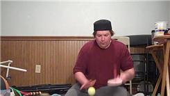 Most Times To Dribble A Tennis Ball In 30 Seconds While Using A Paddle Ball With The Other Hand