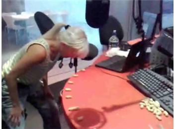 Most Peanuts Smashed With Forehead In 15 Seconds
