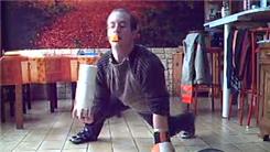 Most One-Armed Push-Ups On A Skateboard While Wearing A Glove, Balancing Three Toilet Paper Rolls And Balancing A Table Tennis Ball On A Spoon Held By Mouth