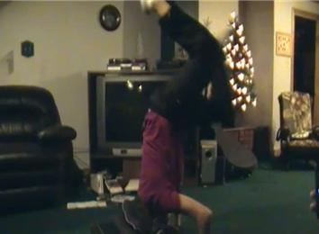 Fastest Time To Recite The English Alphabet While Doing A Headstand