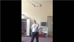 Most Backcross Throws With Balls While Balancing A Ball On Top Of The Head