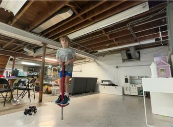 Most Pogo Stick Jumps By A Seven Year Old World Record Sabriah Floberg