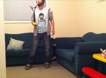 Longest Time To Balance A Tennis Racket On A Tennis Ball