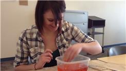 Fastest Time To Pick 50 Bobby Pins Out Of Jello