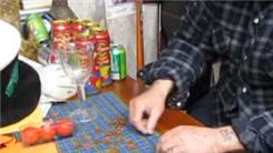 Tallest Penny Tower Stacked On Right Ring Finger