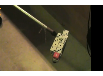Most Dice Balanced On A Putter Face