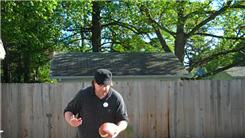 Most Times To Bounce A Golf Ball On A Football
