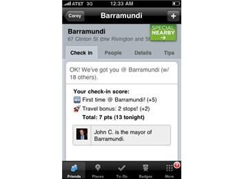 Largest Group To Check In At Same Venue On Foursquare At Once