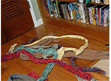 Most Scarves Tied Around Neck In 30 Seconds