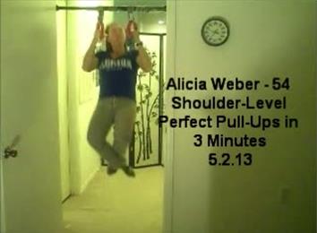 Most Shoulder-Level Perfect Pull-Ups In Three Minutes