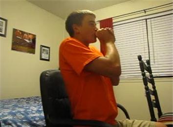 Long Lasting Record #53: Longest Chair Spin While Holding A Pencil With Upper Lip