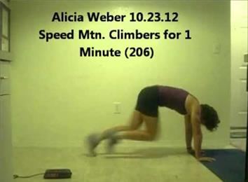 Most Alternating Squat Thrusts In One Minute