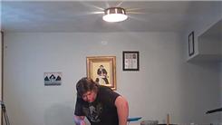 Most Consecutive Times To Curl A Spinning Plate While Bouncing A Paddle Ball On Other Hand