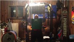 Most Overhead Presses Using A 101-Pound Keg