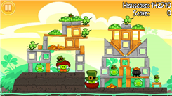 Highest Score On "Angry Birds Seasons - Go Green, Get Lucky" Level 1-2 