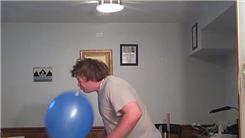 Most Facial Hits With A Punch Balloon In One Minute