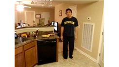 Most Slices Of Cheese Placed On Face While Standing On One Leg And Wearing A Michigan T-Shirt