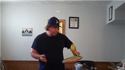 Most Triangle Card Displays Performed While Bouncing A Tennis Ball On Alternating Sides Of A Tennis Racket 