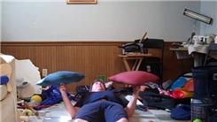 Longest Time To Spin A Pillow On Each Hand While Lying Down