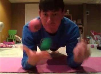 Longest Plank While Juggling Three Balls