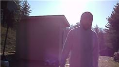 Farthest Shot Into A Basketball Hoop Using A Football
