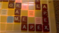 Highest Scoring Move From Playing A Single "X" In Scrabble