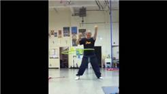 Most Force Bounces Through A Spinning Hula Hoop While Juggling Three Balls 