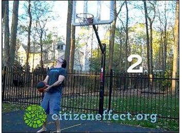 Most Over-The-Head, Behind-The-Back Basketball Shots Made In A Row