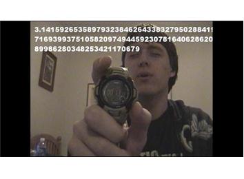 Fastest Time To Say First 100 Digits Of Pi With Eyes Closed