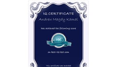 Highest IQ Achieved On "Best IQ Test" By A Teenager