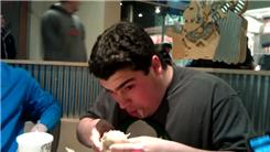 Fastest Time To Eat A Chipotle Mexican Grill Chicken Burrito