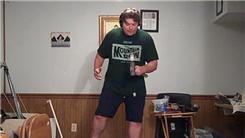 Most Golf Ball Bounces On A Four-Pound Sledgehammer While Balancing On A Rola Bola