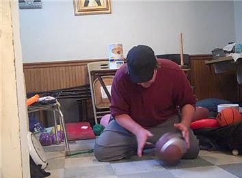 Most Consecutive Times To Dribble A Football With Alternating Hands In 30 Seconds