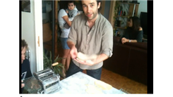 Fastest Time To Cut Five Pasta Sheets Into Tagliatelle Using A Manual Crank Pasta Machine