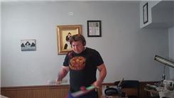 Most Catches In 30 Seconds Juggling Three Balls Using A Tennis Racket In Each Hand