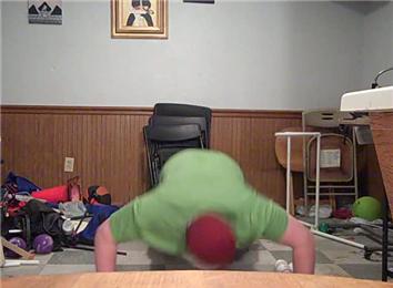 Fastest Time To Complete Three Push-Ups And Juggle Three Baseballs