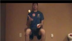 Longest Wall Sit While Juggling Three Balls
