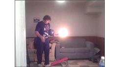 Longest Time To Juggle An Apple, A Torch And A Bowling Ball While Balancing On A Rola Bola