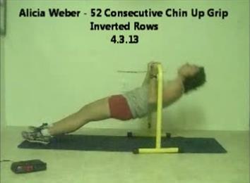 Most Consecutive Inverted Rows Pull-Ups