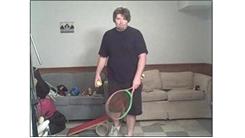 Most Consecutive Tennis Ball Bounces On Alternating Sides Of A Tennis Racket While Balancing On A Rola Bola