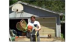 Most Consecutive Catches While Juggling Four Tennis Rackets And Balancing A Five Foot Pole With A Basketball On Top On Forehead