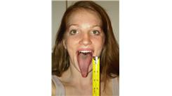 Longest Tongue Extension Past Lower Teeth