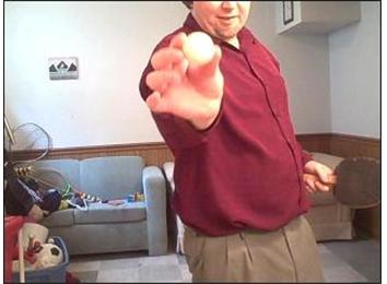 Most Consecutive Golf Ball Bounces Using Alternate Sides Of A Table Tennis Paddle