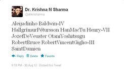 Most Famous Lepers Named In A Single Tweet