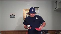 Most Thumb Card Cuts Performed While Bouncing A Table Tennis Ball On Alternate Sides Of A Table Tennis Paddle