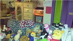 Most Stuffed Animals In A Bedroom